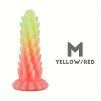 6.3in 7.48in 9.06in Colorful Luminous Hedgehog spiked Dildo For SM