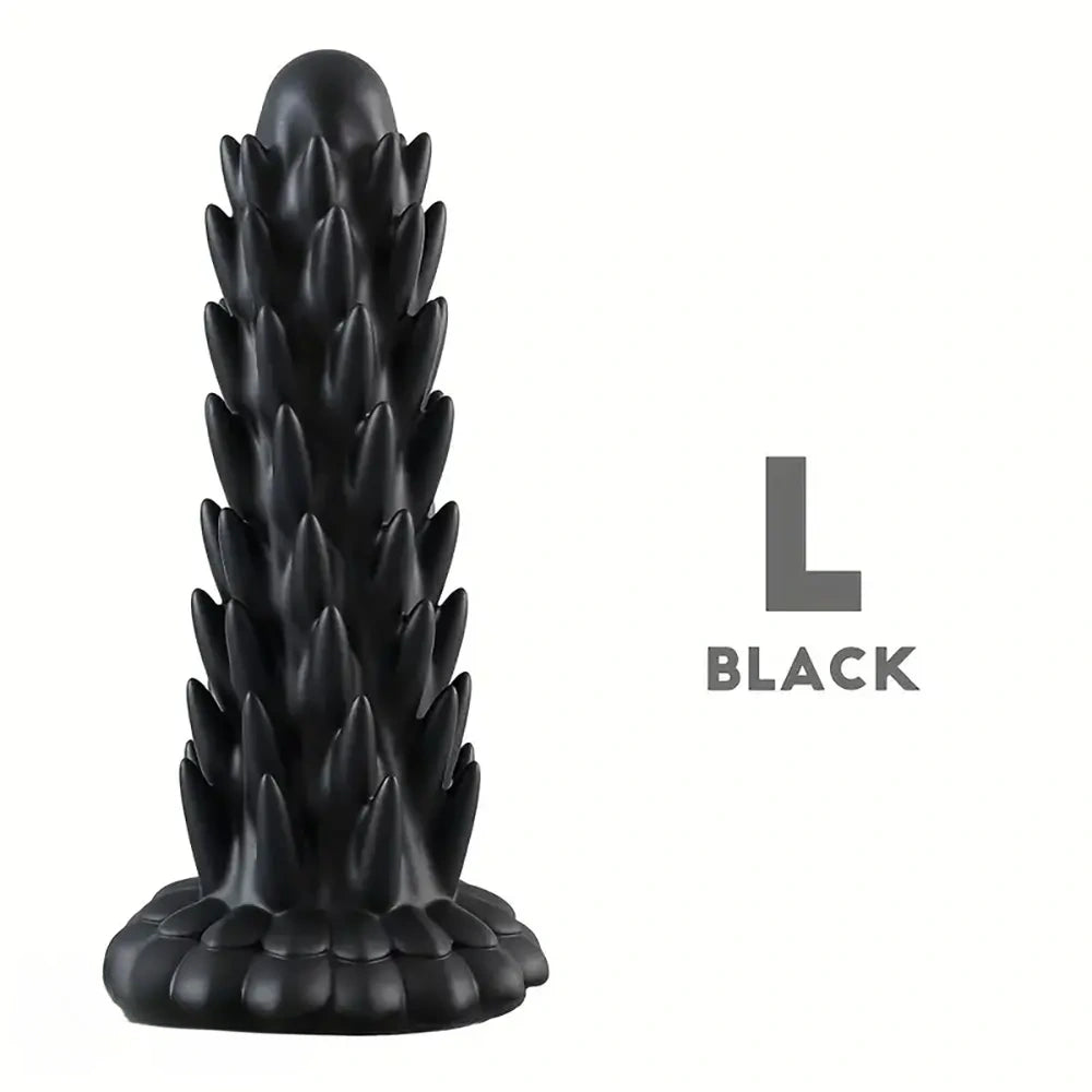 6.3in 7.48in 9.06in Colorful Luminous Hedgehog spiked Dildo For SM