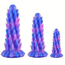 6.3in 7.48in 9.06in Colorful Luminous Hedgehog spiked Dildo For SM