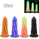 6.3in 7.48in 9.06in Colorful Luminous Hedgehog spiked Dildo For SM