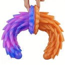6.3in 7.48in 9.06in Colorful Luminous Hedgehog spiked Dildo For SM