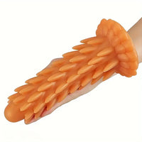 6.3in 7.48in 9.06in Colorful Luminous Hedgehog spiked Dildo For SM