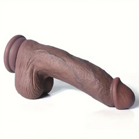 6.3in 7.48in 9.45in Silicone Realistic Huge Penis Skin Sensation Dildo