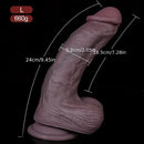 6.3in 7.48in 9.45in Silicone Realistic Huge Penis Skin Sensation Dildo