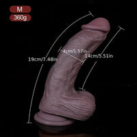 6.3in 7.48in 9.45in Silicone Realistic Huge Penis Skin Sensation Dildo