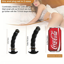 6.3in 7.6in Skin Feeling Realistic Soft Silicone Female Anal Plug Dildo