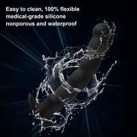 6.3in 7.6in Skin Feeling Realistic Soft Silicone Female Anal Plug Dildo