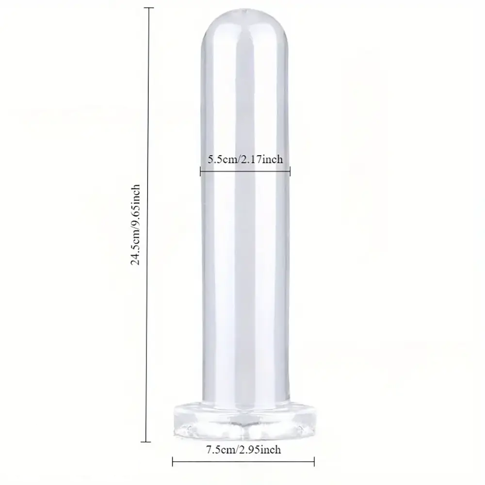 6.3in 7.87in 9.65in Super Large PVC Penis Butt Plug Dildo For Orgasm