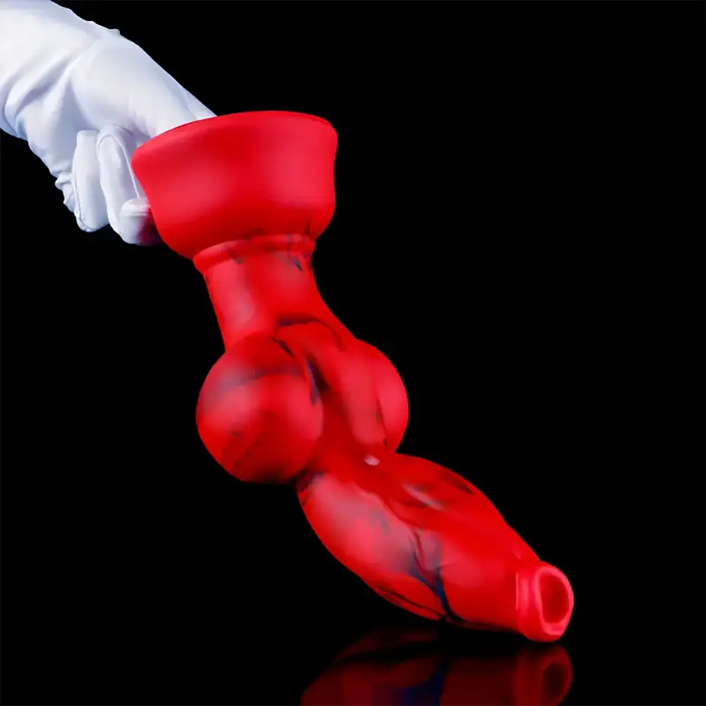 6.3in 7.99in 9.05in 10.23in Silicone Soft Knot Fantasy Cock Dildo
