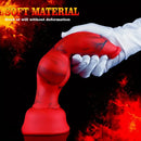 6.3in 7.99in 9.05in 10.23in Silicone Soft Knot Fantasy Cock Dildo