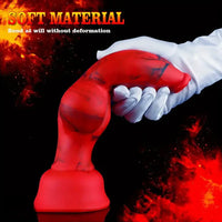 6.3in 7.99in 9.05in 10.23in Silicone Soft Knot Fantasy Cock Dildo