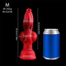 6.3in 7.99in 9.05in 10.23in Silicone Soft Knot Fantasy Cock Dildo