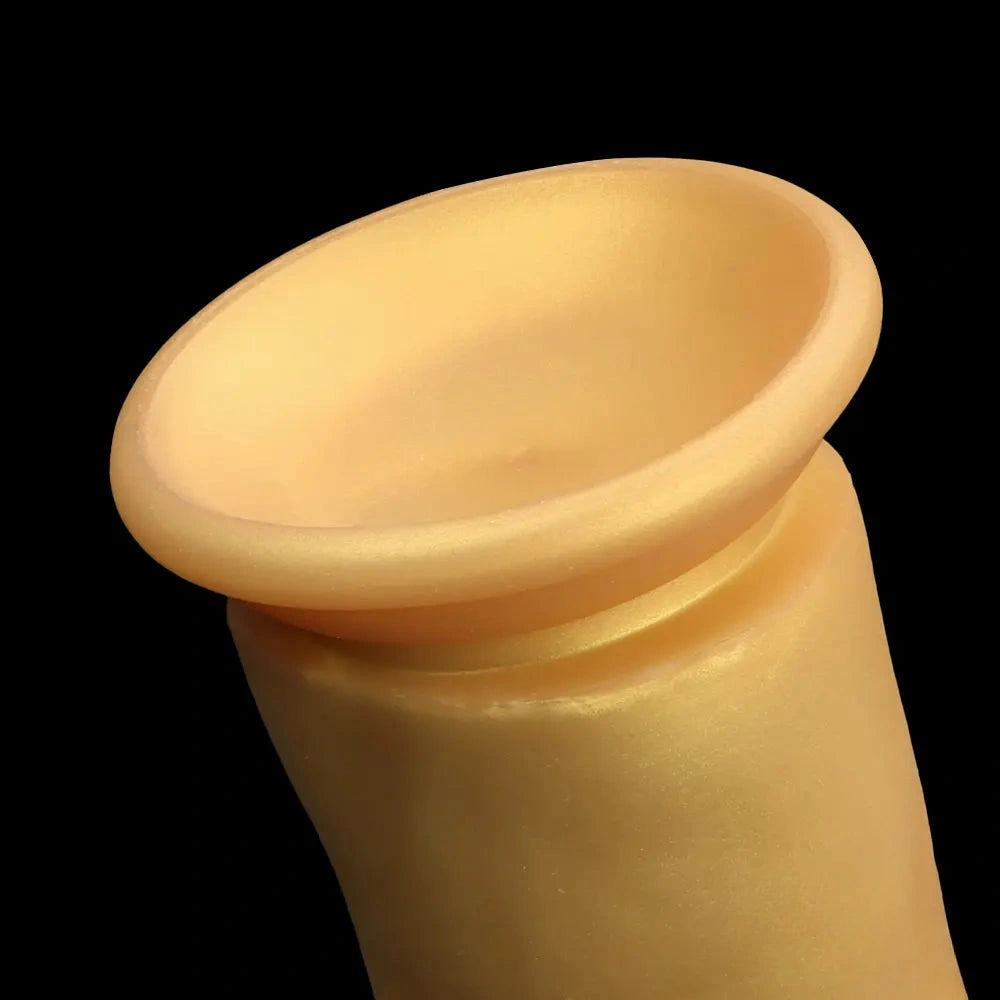 6.3in 8.66in 11.02in Gold Hands Silicone Soft Big Dildo For Fisting Sex