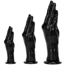 6.3in 8.66in 11.02in Women Using Big Black Thick Hands Fist Dildo