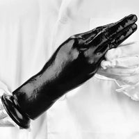 6.3in 8.66in 11.02in Women Using Big Black Thick Hands Fist Dildo