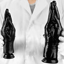 6.3in 8.66in 11.02in Women Using Big Black Thick Hands Fist Dildo