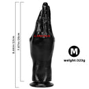 6.3in 8.66in 11.02in Women Using Big Black Thick Hands Fist Dildo