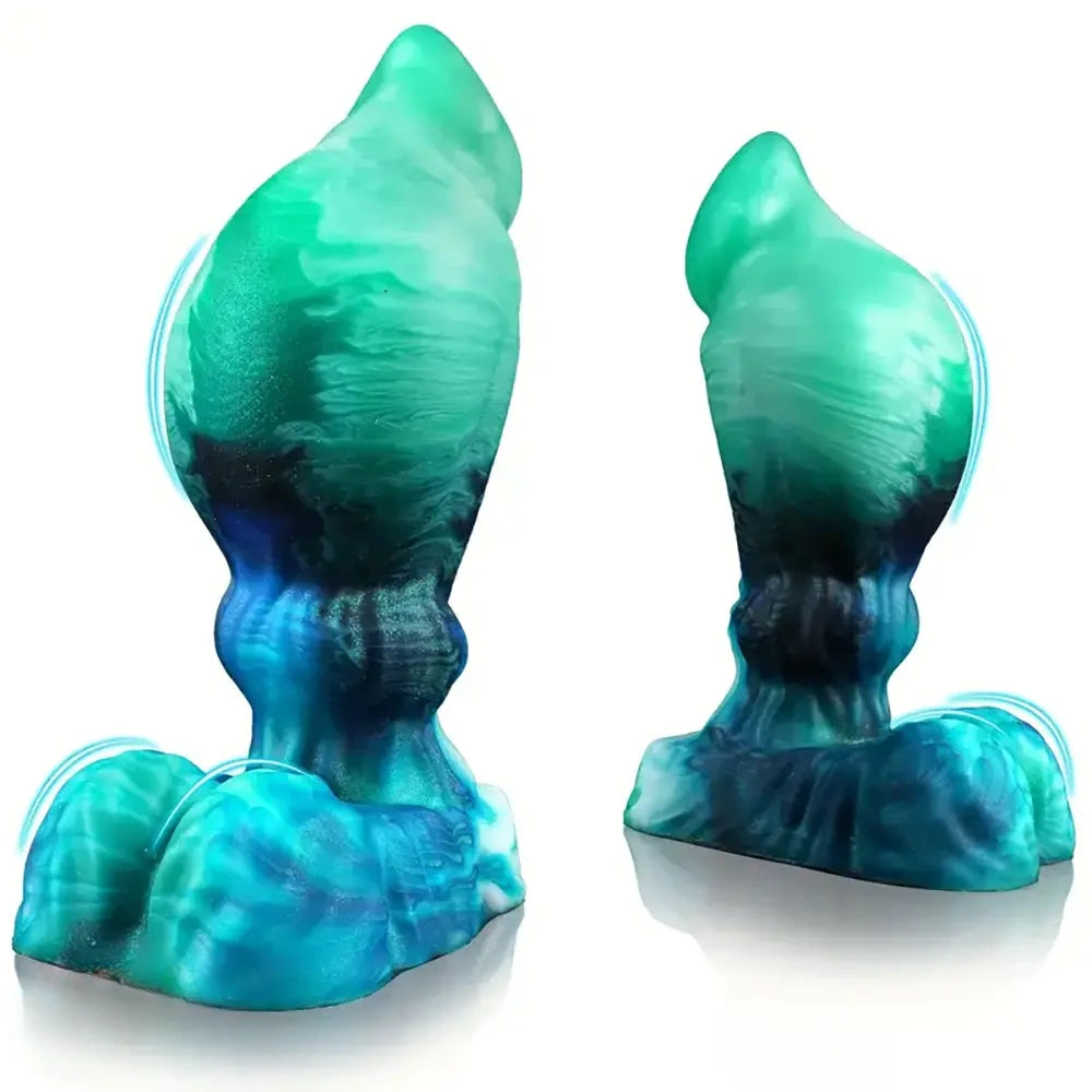 6.3in Belly Fantasy Silicone Realistic Fat Dildo For Anal Play Adult Sex Toy