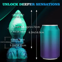 6.3in Belly Fantasy Silicone Realistic Fat Dildo For Anal Play Adult Sex Toy