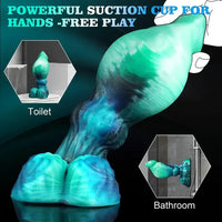 6.3in Belly Fantasy Silicone Realistic Fat Dildo For Anal Play Adult Sex Toy