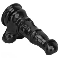6.3in Black Sex Simulation PVC Penis Small Horse Dildo Orgasm Masturbator
