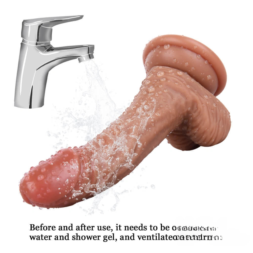 6.3in Curved Suction Cup Dildo Masturbation Sex Toy Erotic Cock Toy