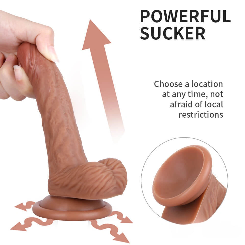 6.3in Curved Suction Cup Dildo Masturbation Sex Toy Erotic Cock Toy