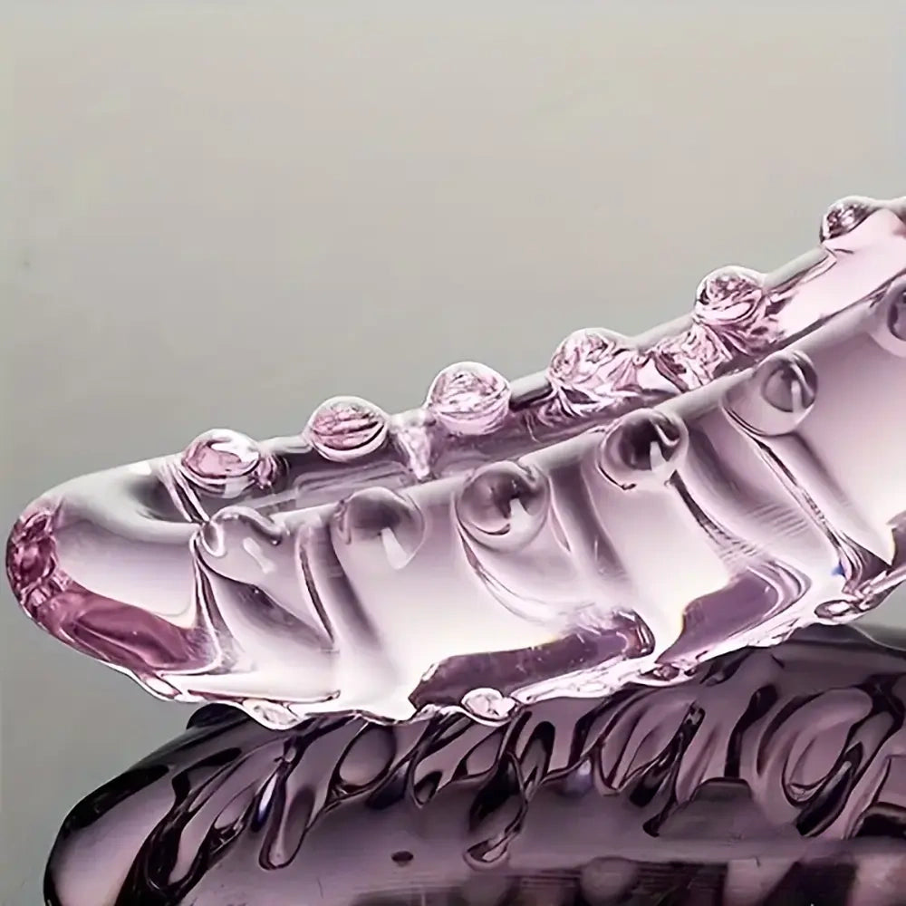6.3in Glass Crystal Tentacle Octopus Dildo For Female Sex Pleasure