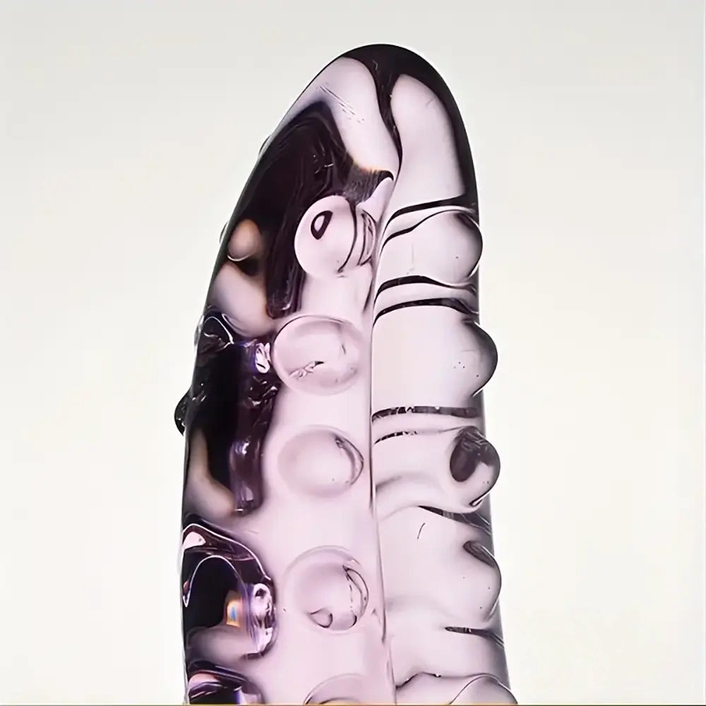 6.3in Glass Crystal Tentacle Octopus Dildo For Female Sex Pleasure