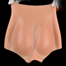 6.3in High Waist Silicone Pants With Solid Real Dildo Hip Enhancer