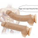 6.3in Lifelike Male Penis Extension Sleeve With Cock Ring Extender