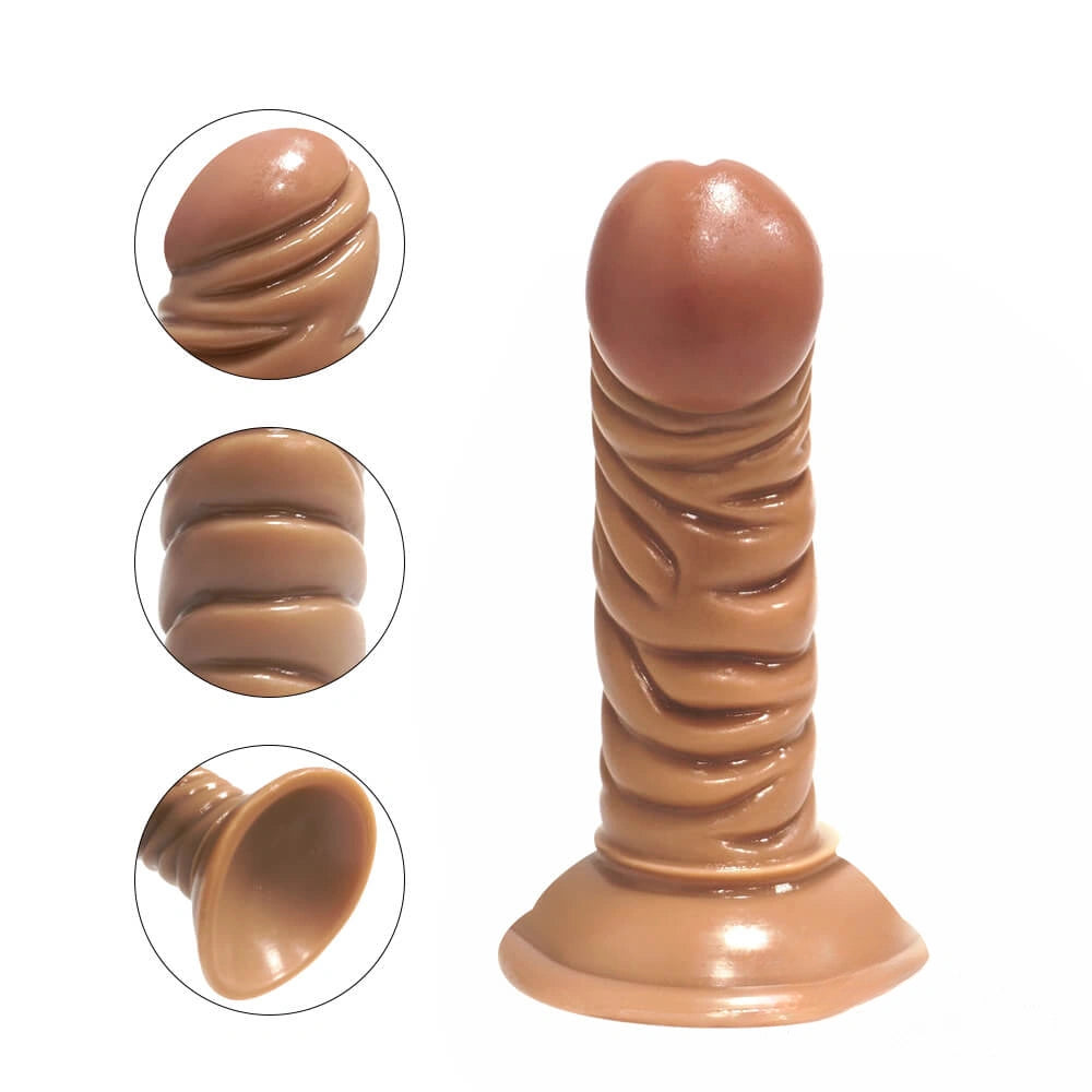 6.3in Men Women Fucking Using Odd Dildo For Adult Sex