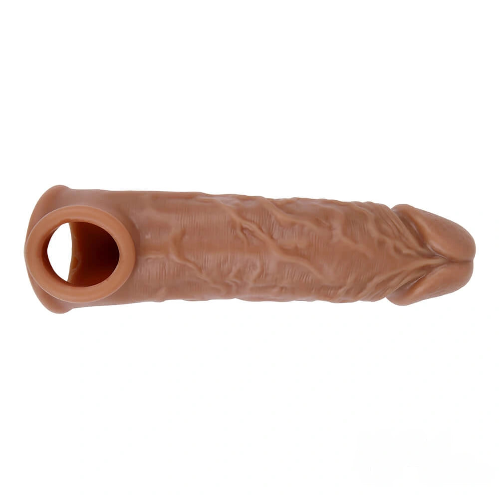 6.3in Realistic Penis Extension Sleeve Stretcher For Women Men