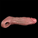 6.3in Realistic Silicone Penis Sleeve Flexible Skin Feel Soft Dildo