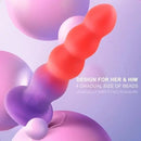 6.3in Silicone Anal Butt Soft Anal Beads Anal Trainer Dildo Masturbator