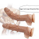6.3in Silicone Spiked Lengthened Thickened Penis Sleeve Extender Toy