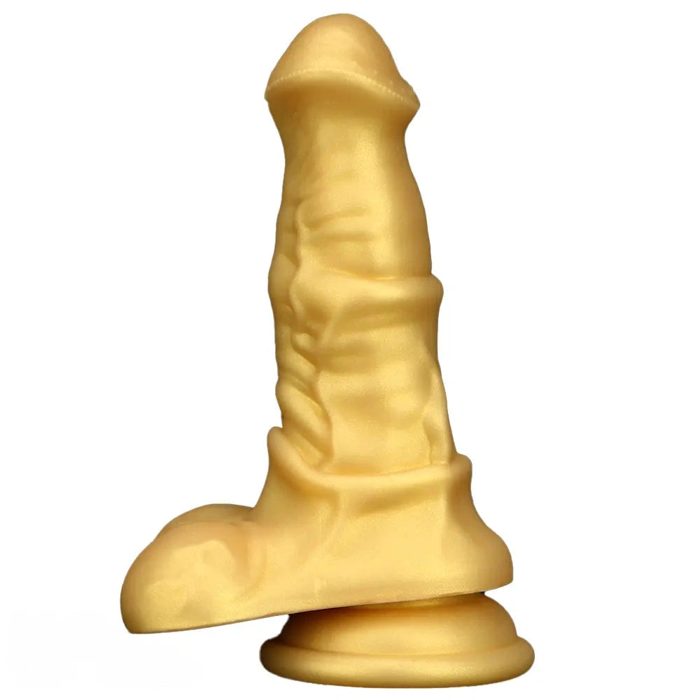 6.3in Small Horse Penis Orgasm Masturbator Silicone Soft Female Anal Dildo