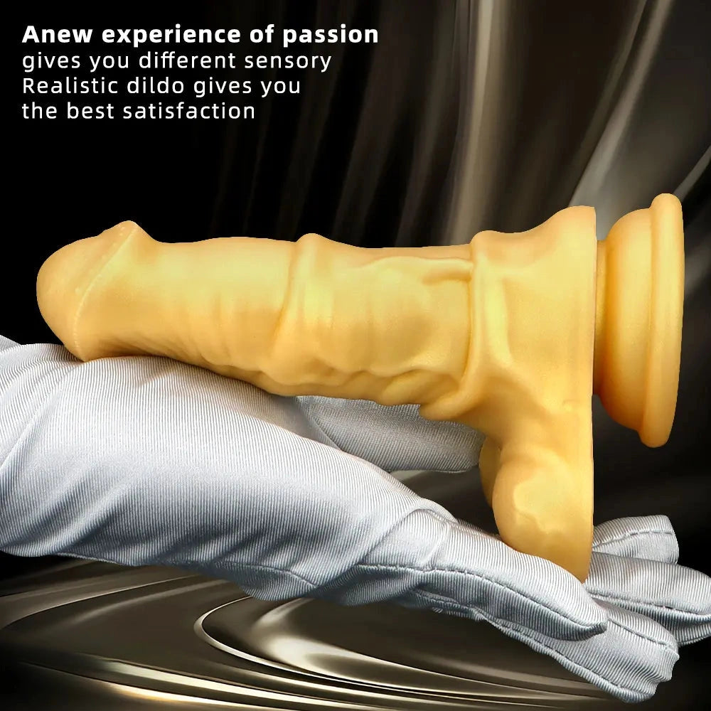 6.3in Small Horse Penis Orgasm Masturbator Silicone Soft Female Anal Dildo