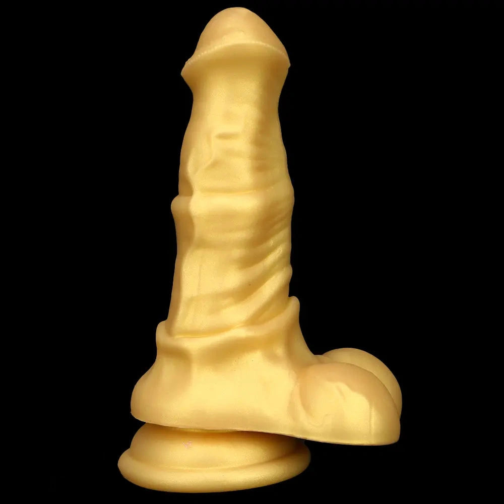 6.3in Small Horse Penis Orgasm Masturbator Silicone Soft Female Anal Dildo