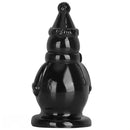 6.3in Snowman PVC Black Fantasy Odd Butt Plug Dildo For Couples Flirting