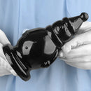 6.3in Snowman PVC Black Fantasy Odd Butt Plug Dildo For Couples Flirting