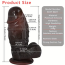 6.3in Superb Skin Sensation Silicone Soft Dildo For Female Pleasure