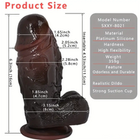 6.3in Superb Skin Sensation Silicone Soft Dildo For Female Pleasure