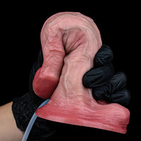 6.3in Unisex Masturbation Stick Dual Density Silicone Ejaculating Dildo
