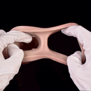 6.3in Vibrating Realistic Remote Silicone Hollow Dildo Sleeve Cock Extender