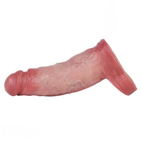 6.3in Vibrating Realistic Remote Silicone Hollow Dildo Sleeve Cock Extender
