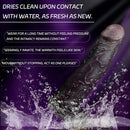 6.3in Vibrating Silicone Dildo Sleeve Lock Sperm Thickening Sleeve Sex Toy