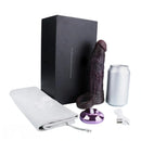 6.3in Vibrating Silicone Dildo Sleeve Lock Sperm Thickening Sleeve Sex Toy