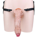 6.41in Lifelike Uncut Strap on Penis Extender Cock Sleeve Dildo For Anus