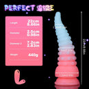 6.42in 7.48in 8.66in Fluorescent Octopus Tentacle Soft Dildo For Men Women
